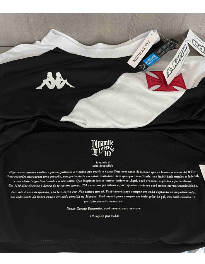 Camisa Vasco I 24/25 Masculina - Preta (Roberto Dinamite)