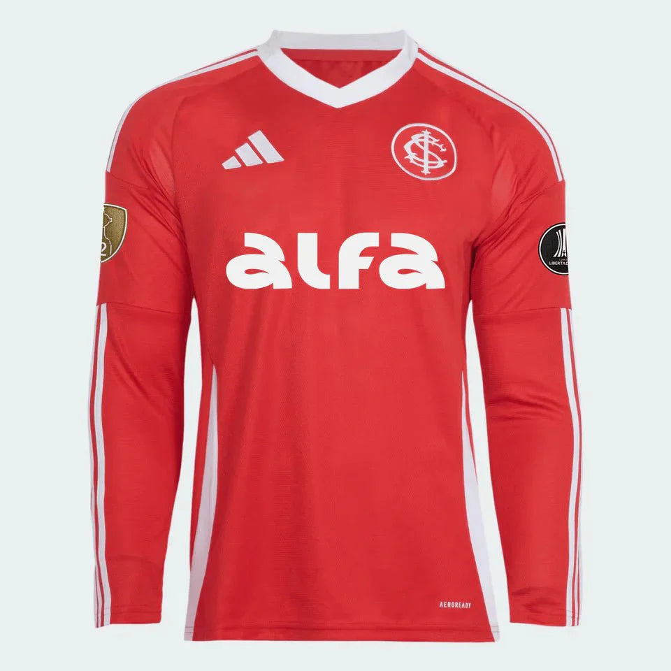 Camisa adidas Internacional Manga Longa 2025/26 I Com Patrocínios