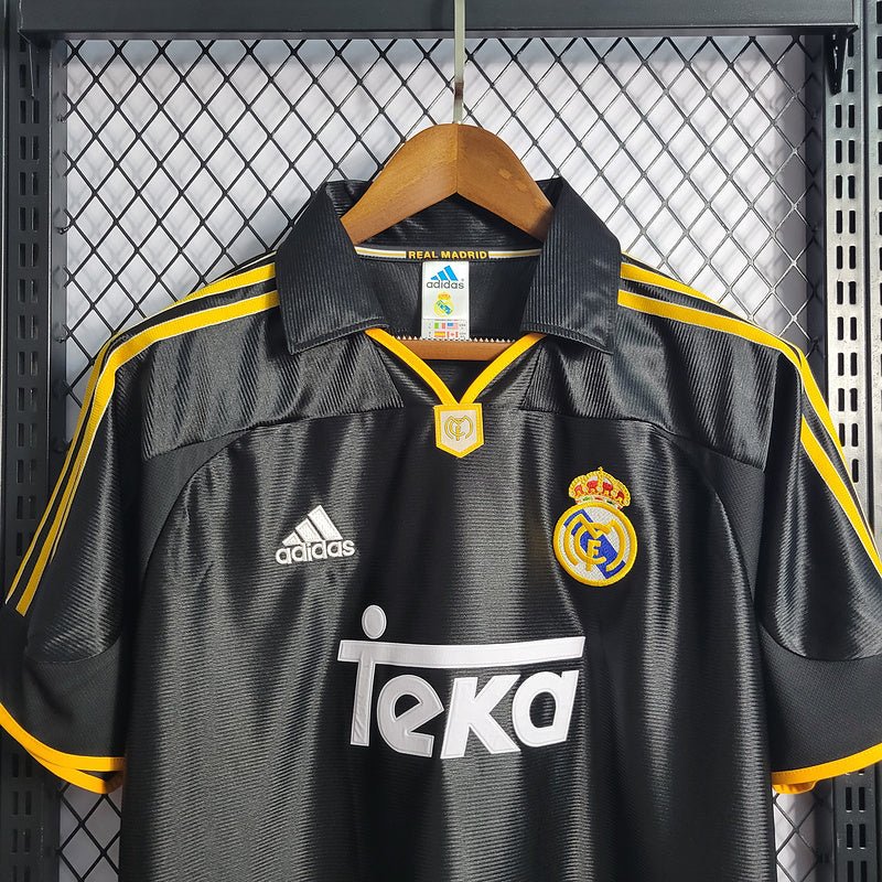 Camisa do Real Madrid - Adidas 1998/1999 Preta