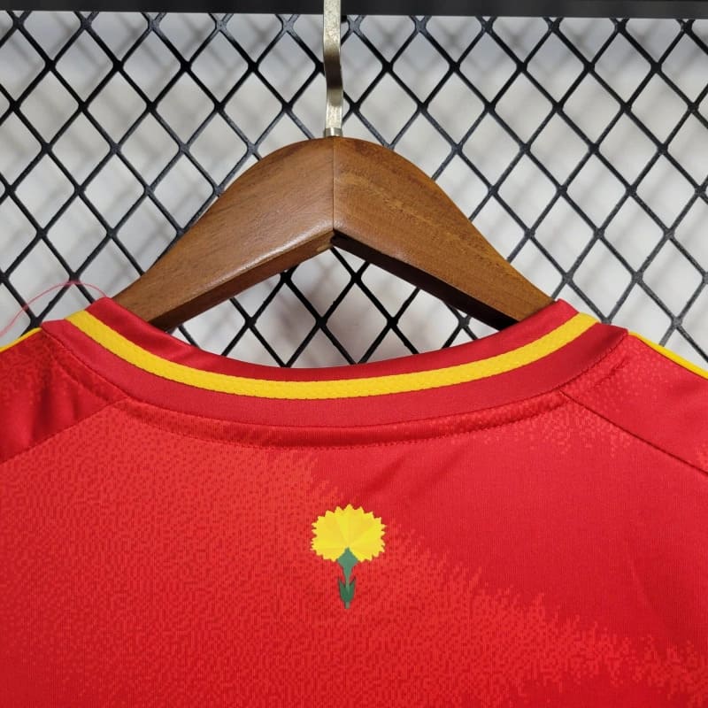 Camisa Espanha Home 24/25 Masculino - Vermelho
