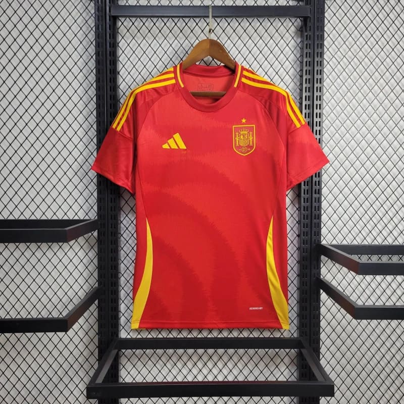 Camisa Espanha Home 24/25 Masculino - Vermelho