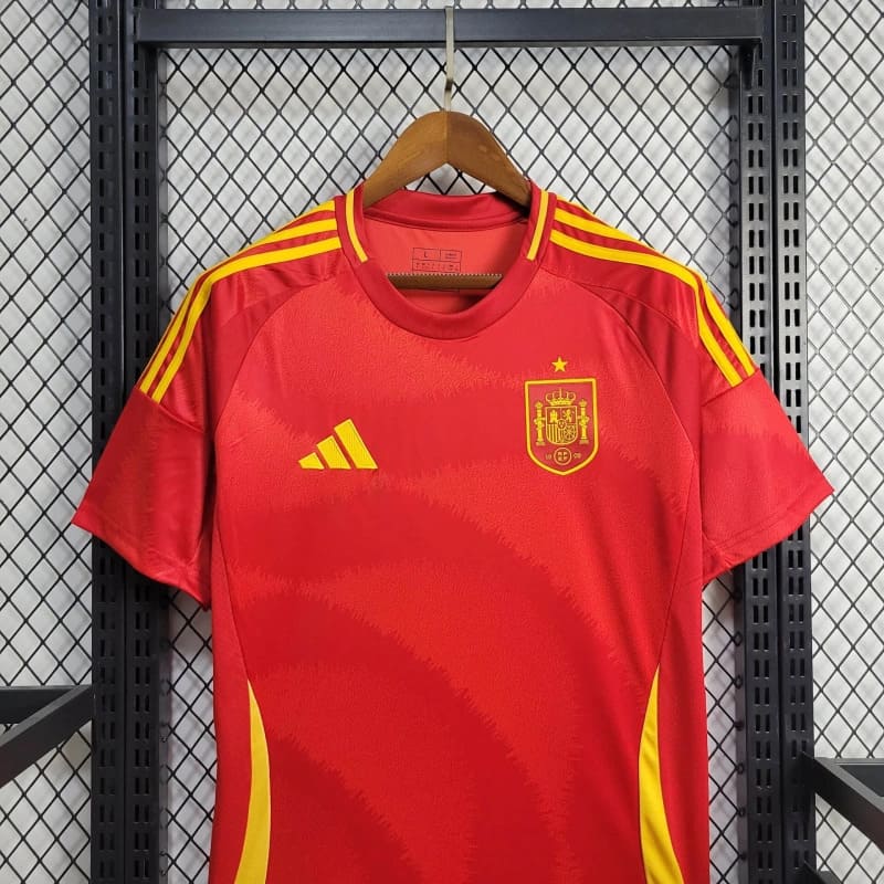 Camisa Espanha Home 24/25 Masculino - Vermelho
