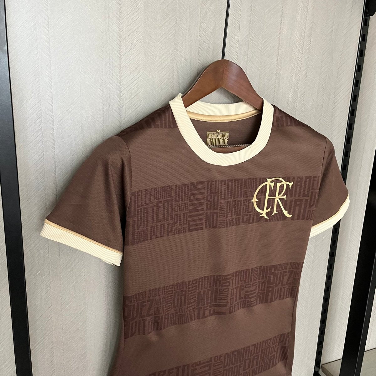 Camisa Flamengo Identidade - Marrom - (Feminina)