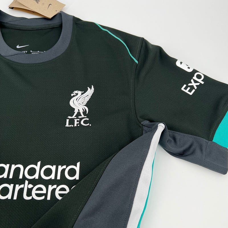 Camisa Liverpool Fora 24/25 Masculina - Preta