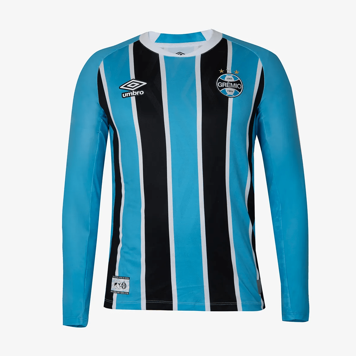 Camisa Masculina Umbro Gremio Manga Longa 2025 Torcedor