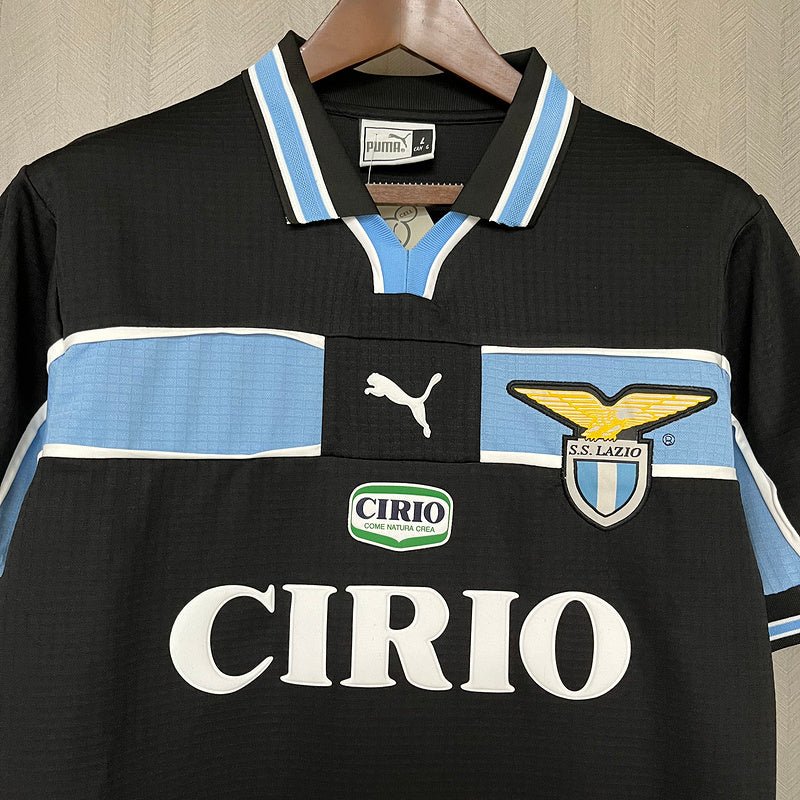 Camisa Retro Lazio Away 1998 Preto