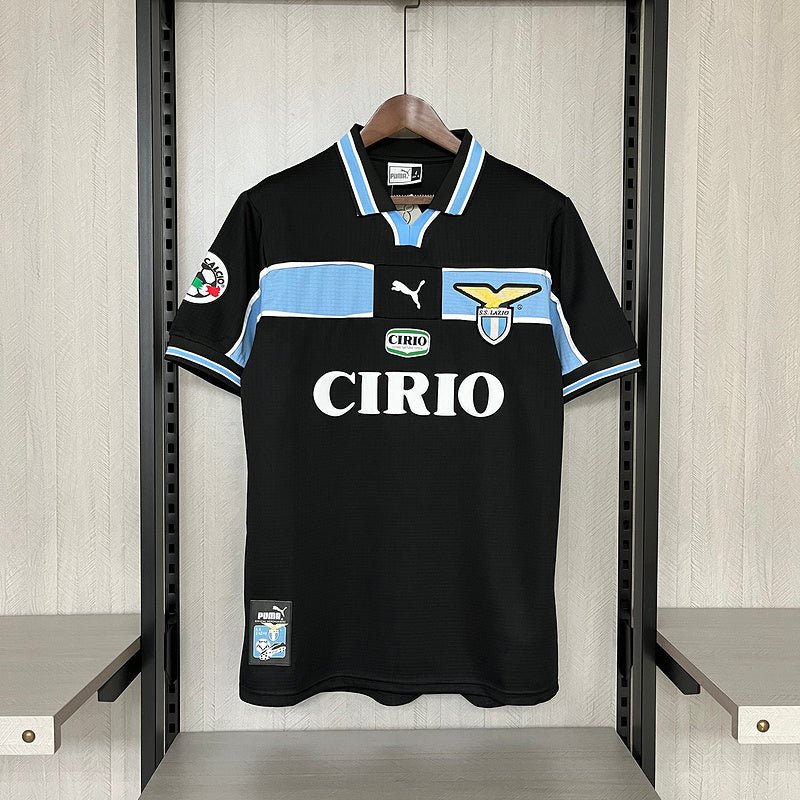 Camisa Retro Lazio Away 1998 Preto