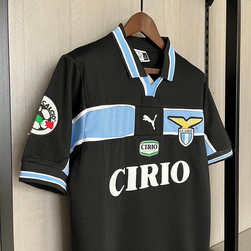 Camisa Retro Lazio Away 1998 Preto