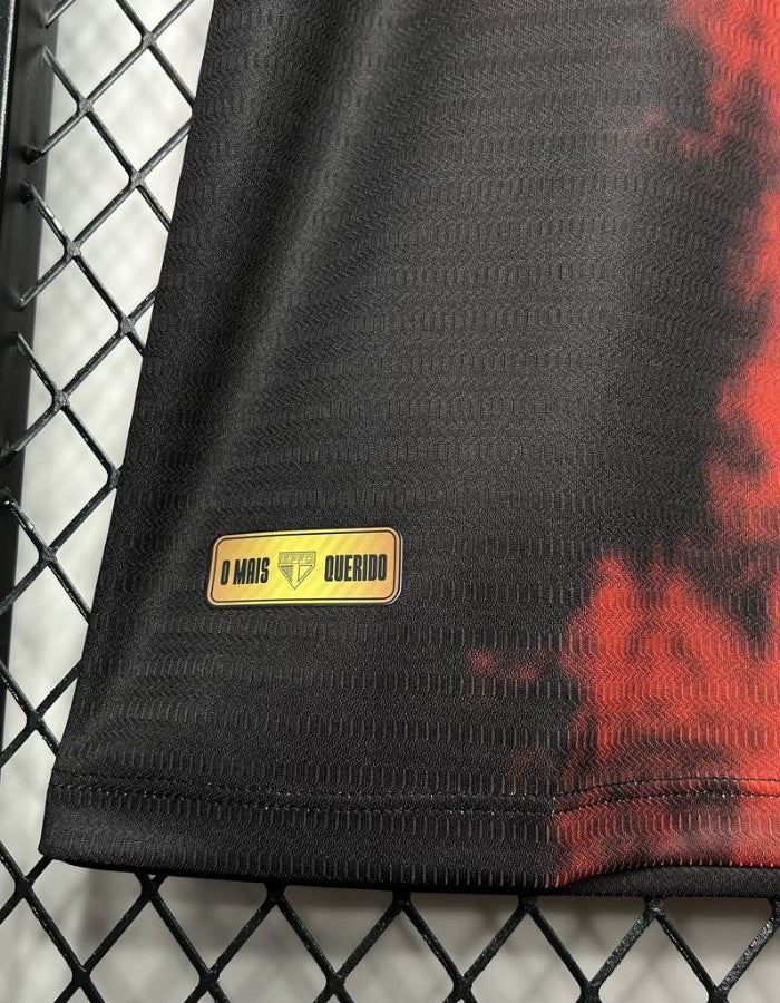 Camisa São Paulo 24/25 Comemorativa Masculina - Preto/Vermelho