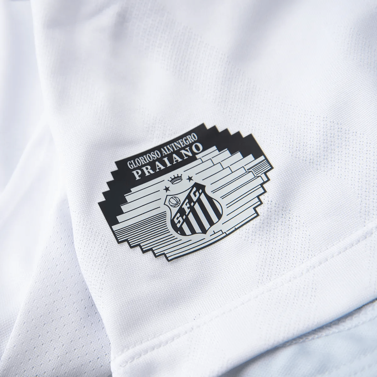 Camisa do Santos I 25/26 Torcedor Branca (#NEYMAR JR 10 Incluso)