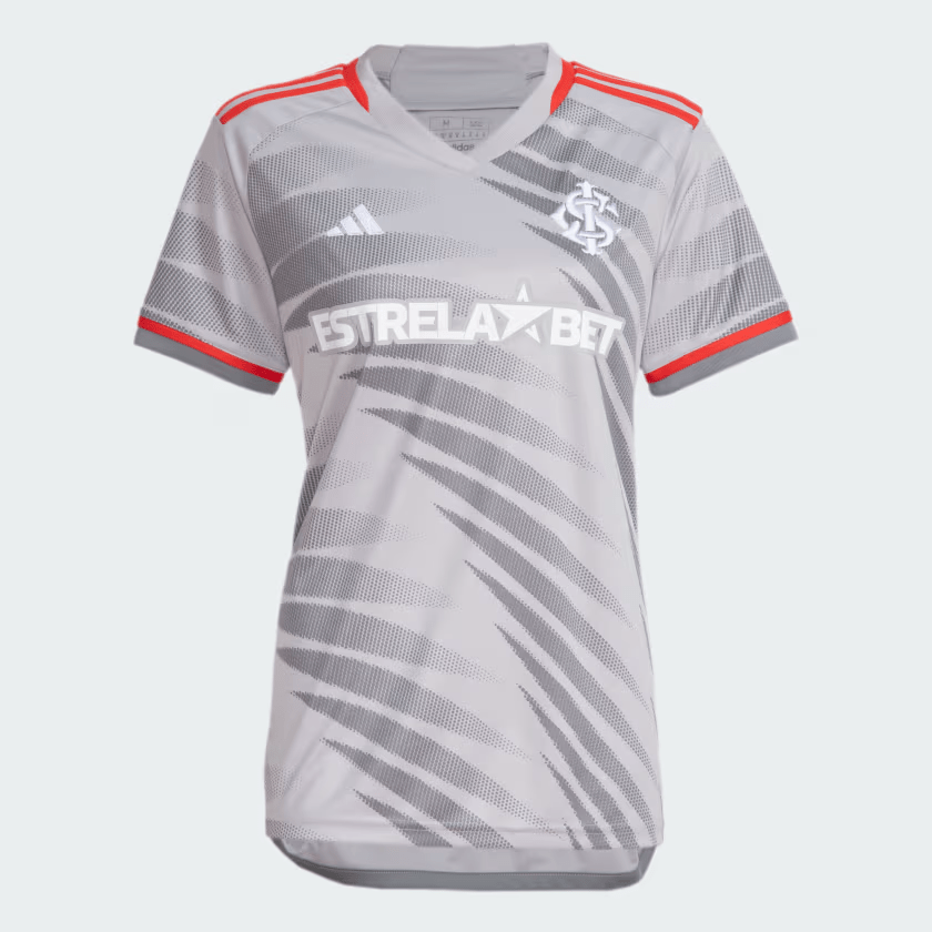 Camisa Internacional III 24/25 Adidas - Cinza - (Feminina)