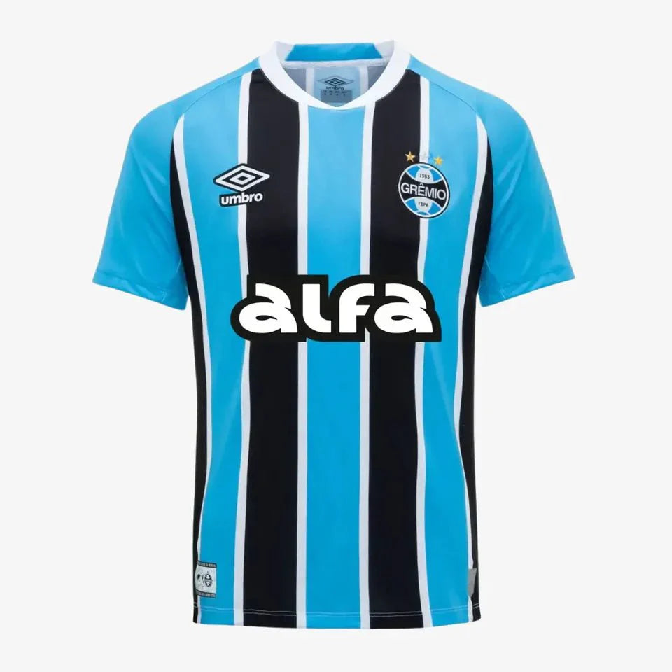 Camisa Masculina Umbro Gremio Oficial 24/25 Torcedor  (Com patrocinio)