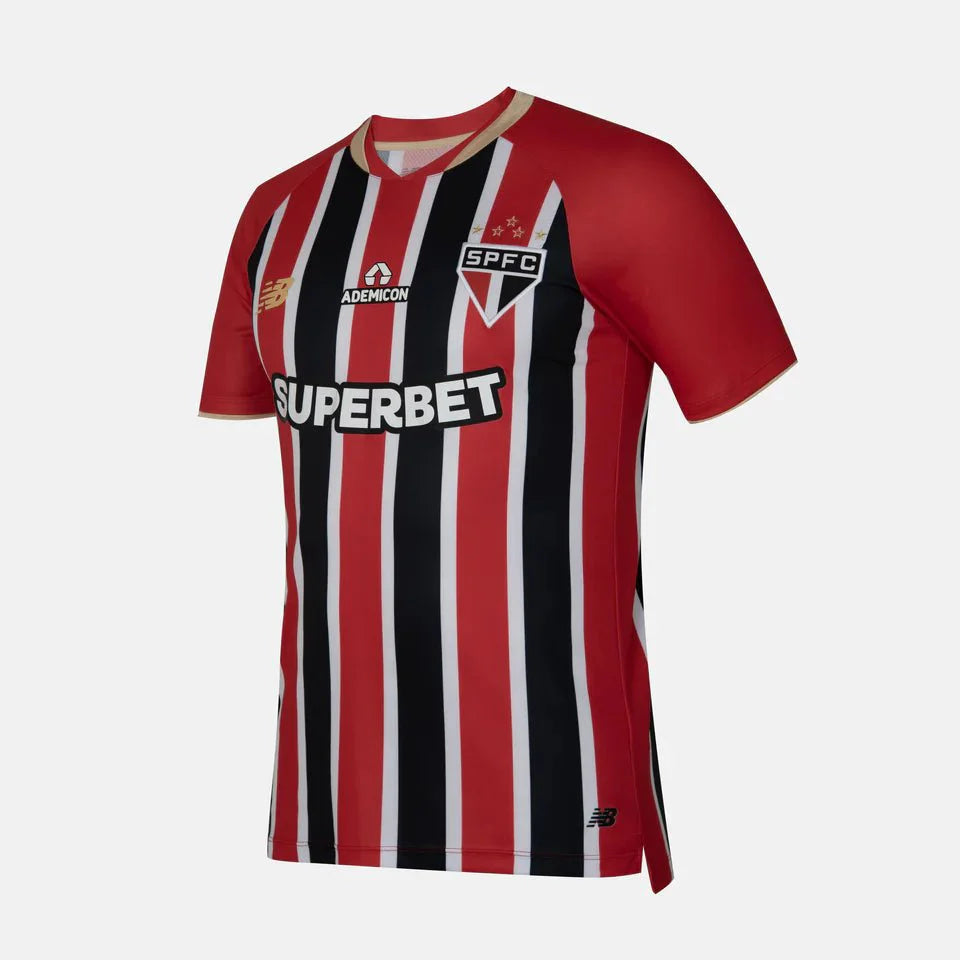 Camisa São Paulo I 24/25 New Balance - Vermelha e preta