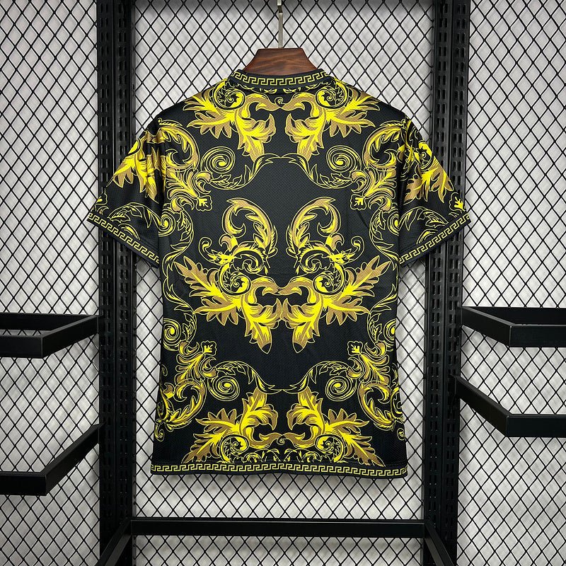 Camisa Seleção Itália x Versace - Puma - Preto e Dourado