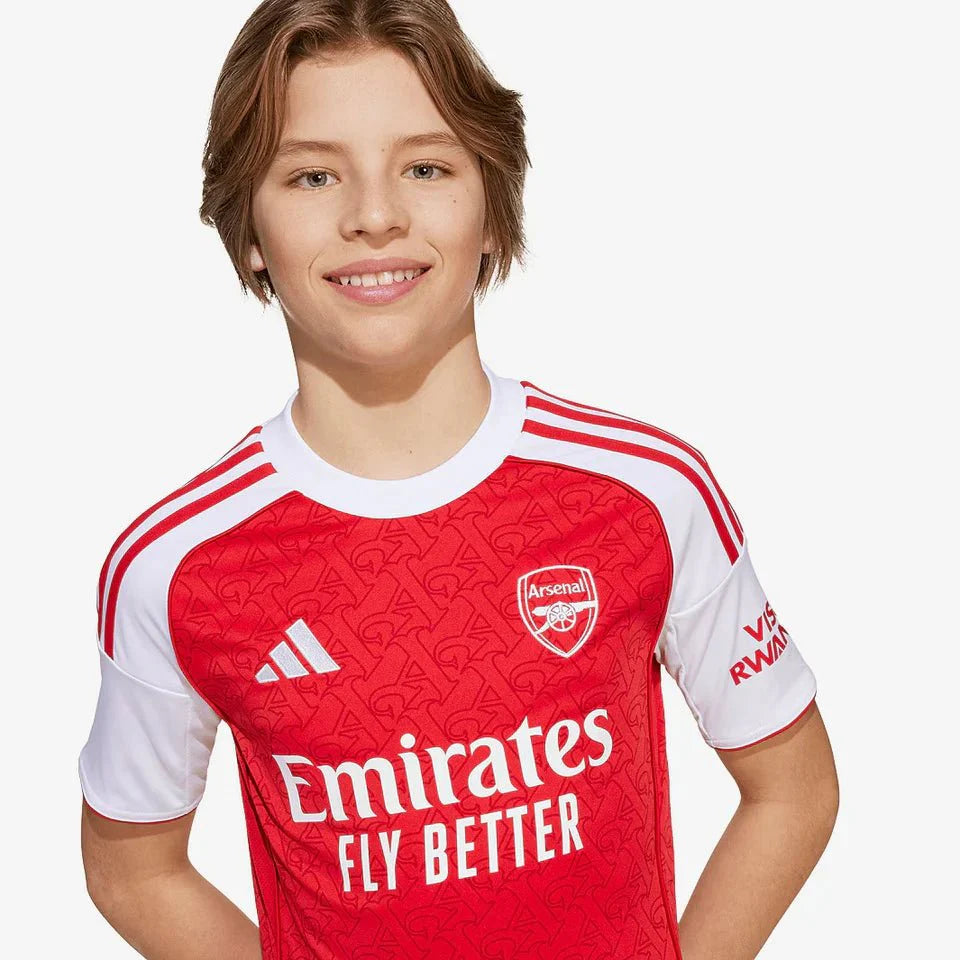 Conjunto Infantil Arsenal Home 2025  - Vermelho