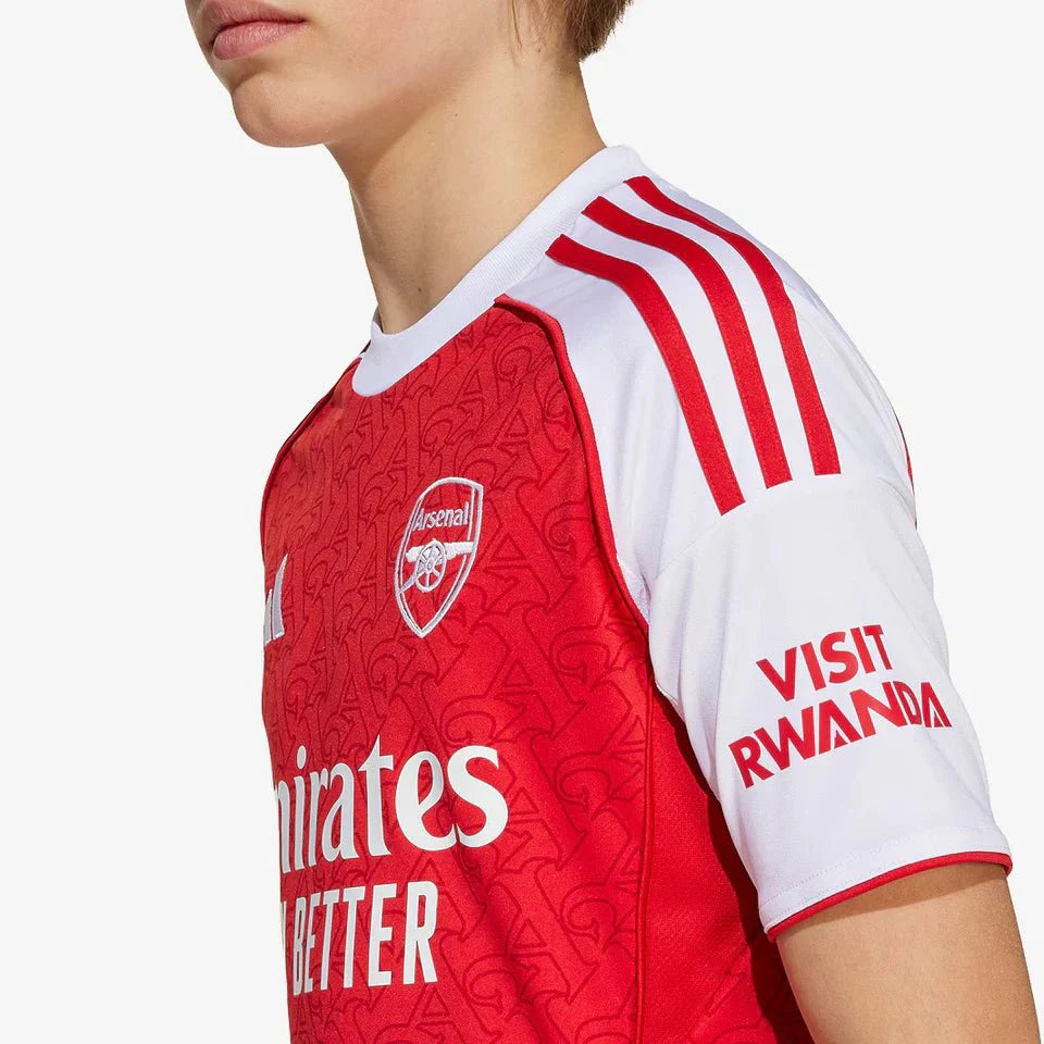 Conjunto Infantil Arsenal Home 2025  - Vermelho