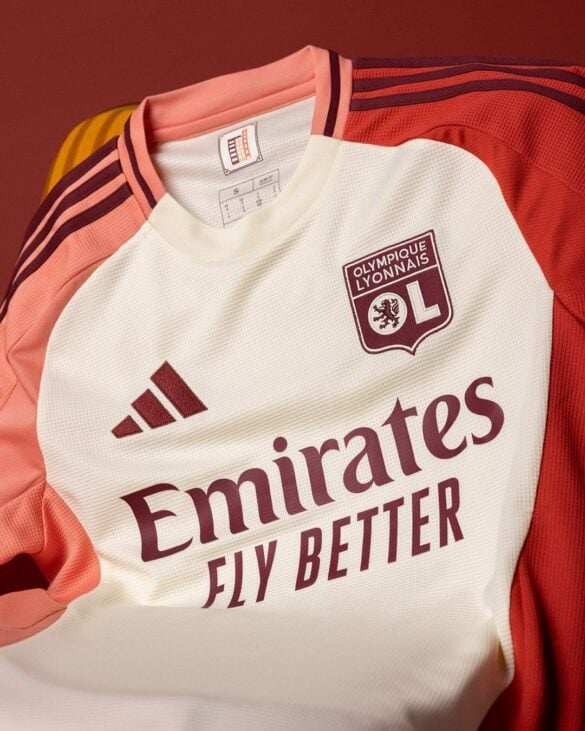 Camisa do Lyon III 24/25 Rosa e Branco