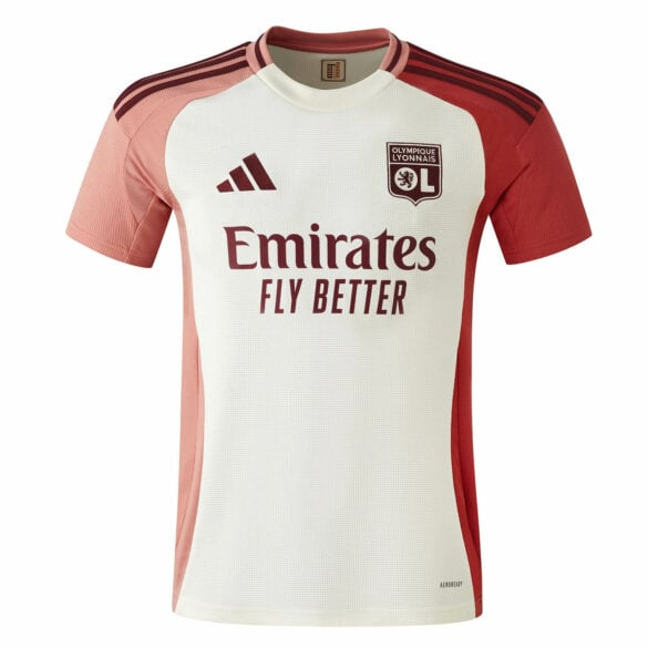 Camisa do Lyon III 24/25 Rosa e Branco